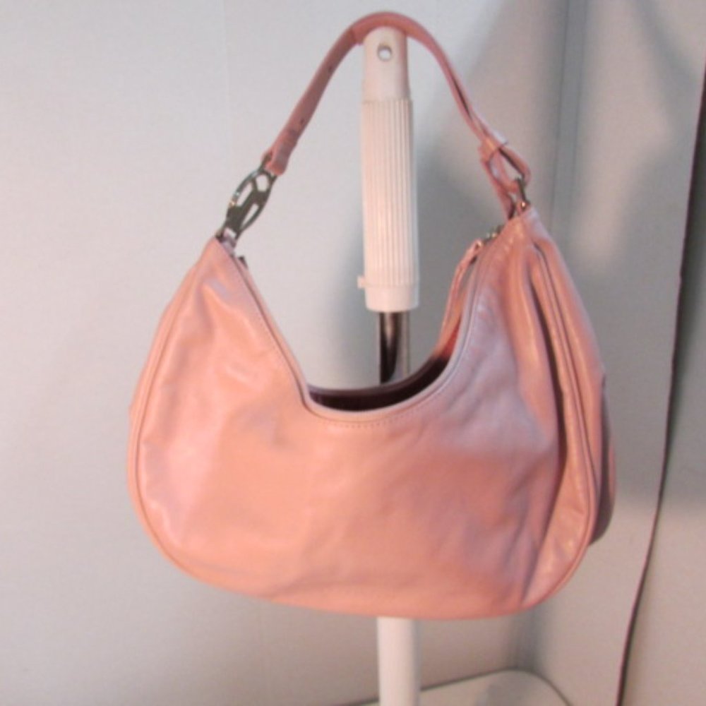 Coccinelle Pale Pink Leather Hobo Handbag - NWT